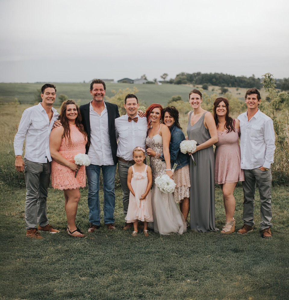 Family at Wedding