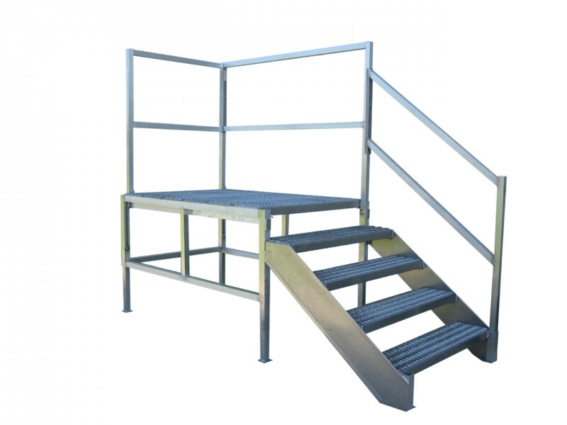 Dura-Grip Osha Aluminum Stairs