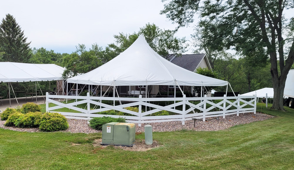 Tent in Garden