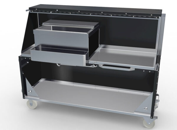 5 Ft. Lacross Portable Bar: Option - Black Skirt
