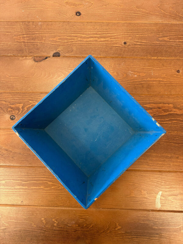 Antique Blue Square Bowl