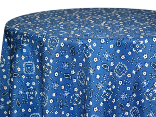 Blue Standard Prints Banquet Tablecloths (515)