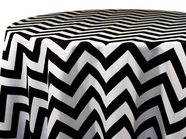 Black Standard Prints Banquet Tablecloths (566)