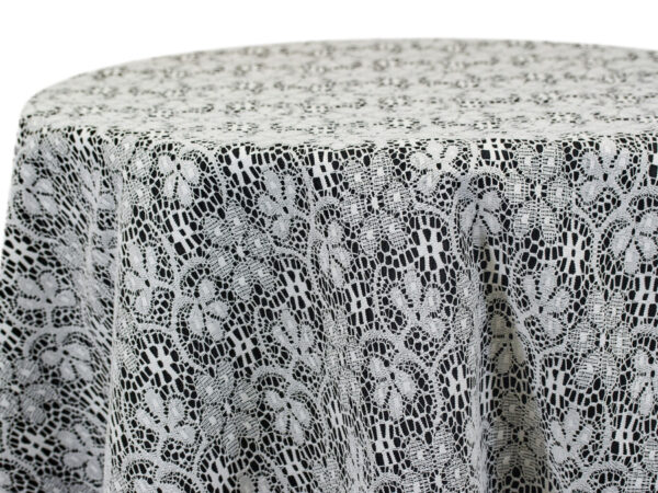 Ivory Clove Lace Banquet Tablecloths (340)