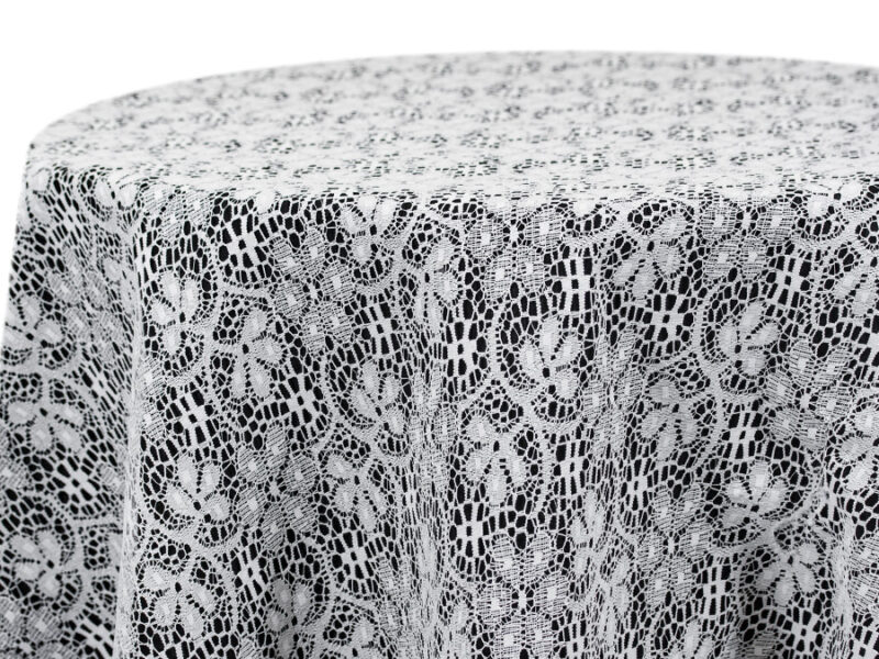 White Clove Lace Banquet Tablecloths (339)