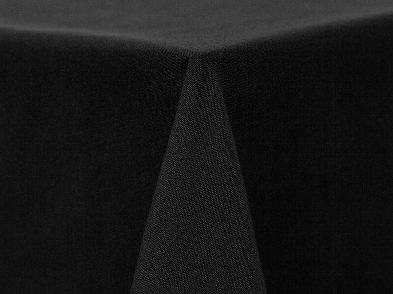 Black Cott'n-eze (spun Polyester) Square Tablecloths (333)