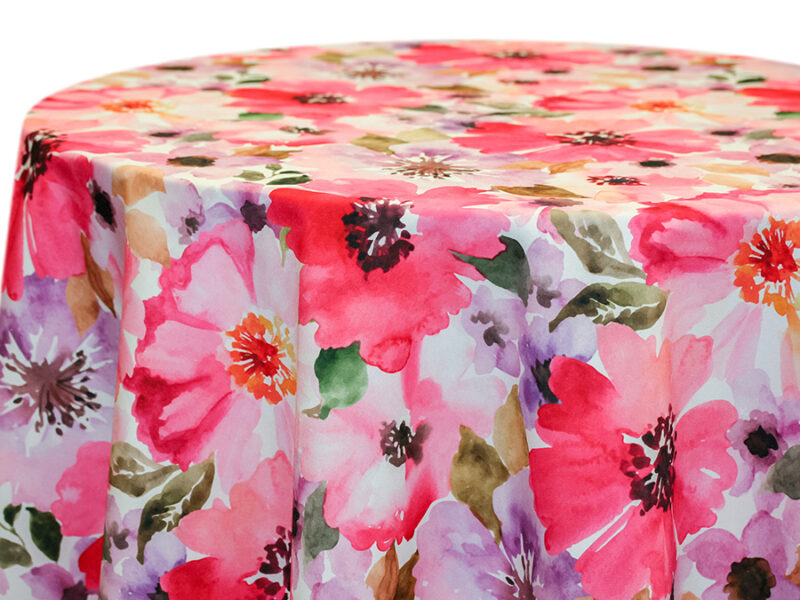 Elisa Floral Standard Prints Round Tablecloths (540)