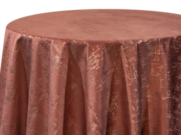 Blush Etched Velvet Square Tablecloths (et193)