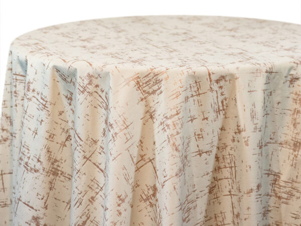 Cream Etched Velvet Banquet Tablecloths (et101)