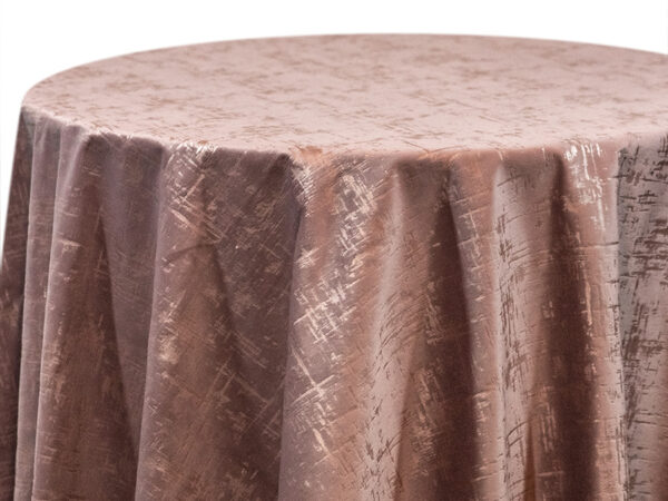 Rose Etched Velvet Banquet Tablecloths (et111)