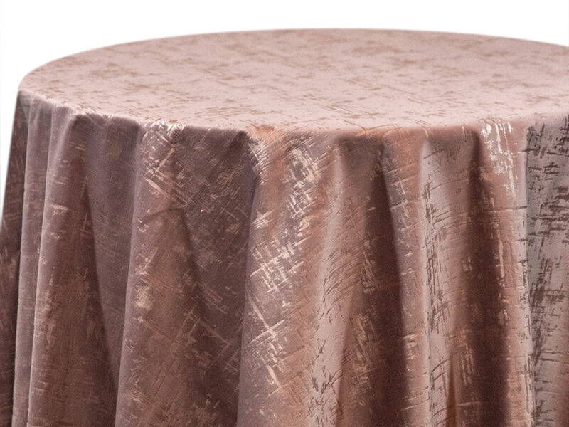 Rose Etched Velvet Round Tablecloths (et111)