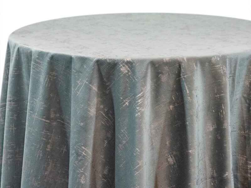 Storm Etched Velvet Round Tablecloths (et119)