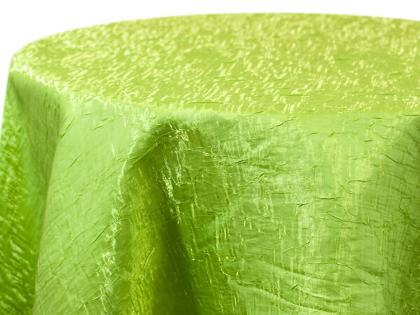 Lime Iridescent Crush Round Tablecloths (736)