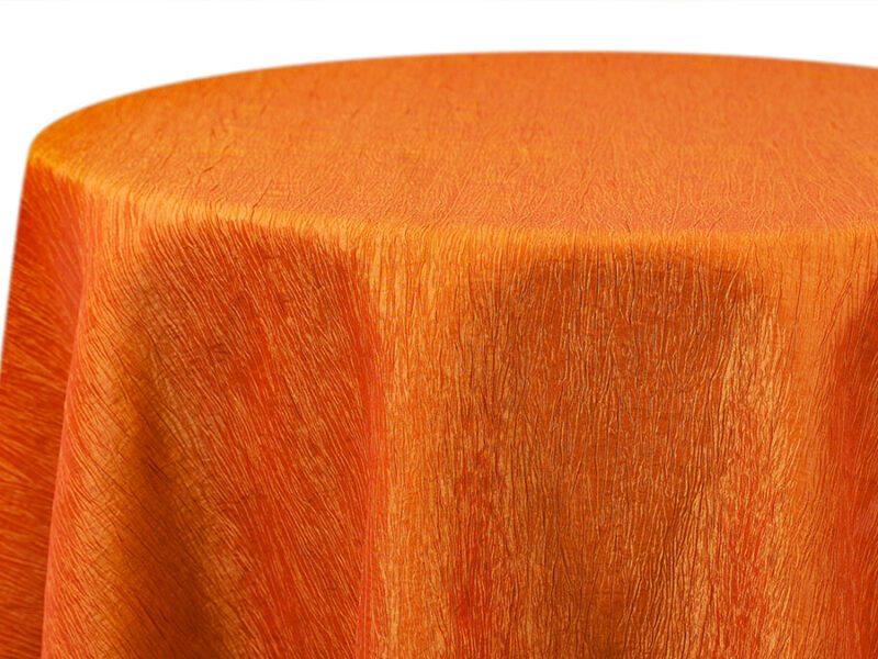 Orange Krinkle Square Tablecloths (958)
