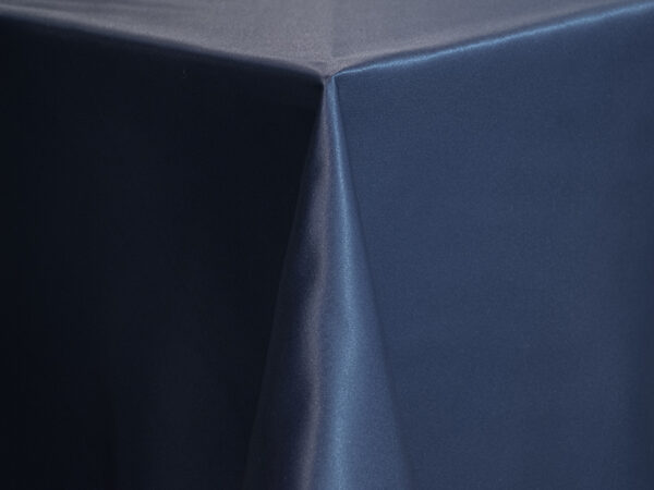 Midnight Lamour Matte Satin Banquet Tablecloths (707)