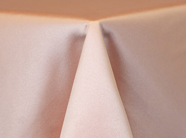 Peach Lamour Matte Satin Drapes (688)