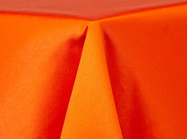 Tangerine Lamour Matte Satin Drapes (648)
