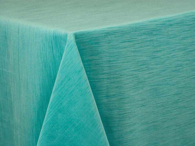 Aqua Majestic Dupioni Square Tablecloths (081)