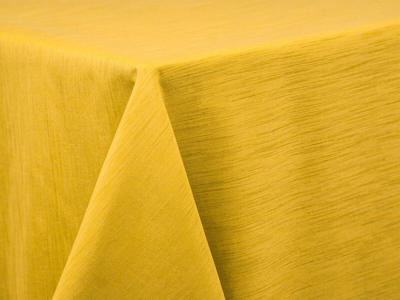 Lemon Majestic Dupioni Round Tablecloths (071)
