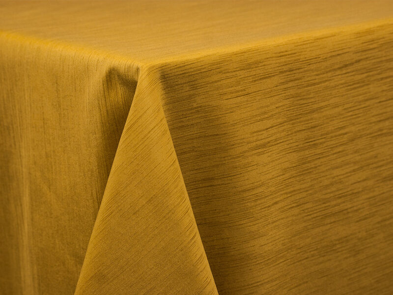 Mustard Majestic Dupioni Banquet Tablecloths (073)