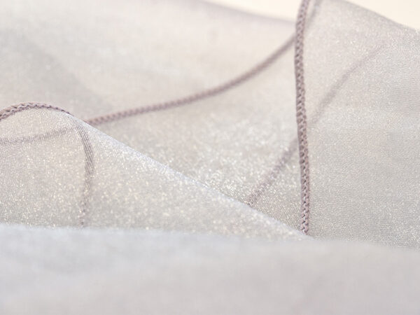 Silver Organza Sashes (934)