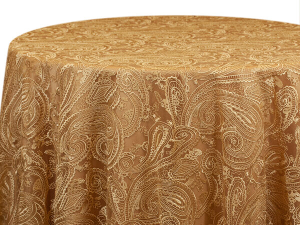 Gold Paisley Lace Runners (742)