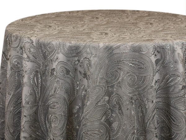 Silver Paisley Lace Runners (744)
