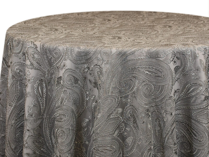 Silver Paisley Lace Runners (744)