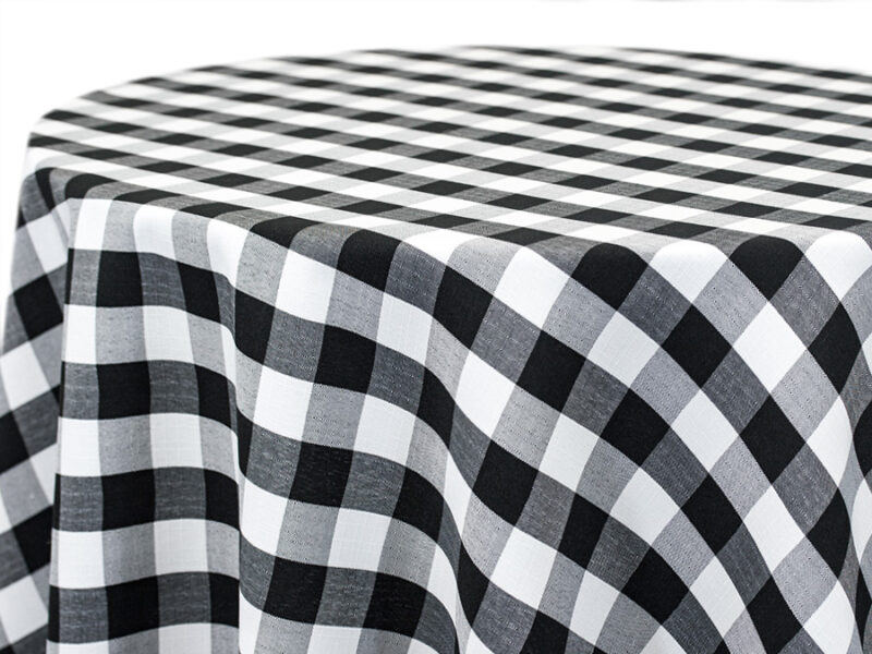 Black Check Napkins (879)