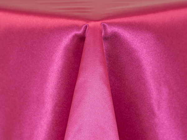Hot Pink Poly Satin Napkins (613)