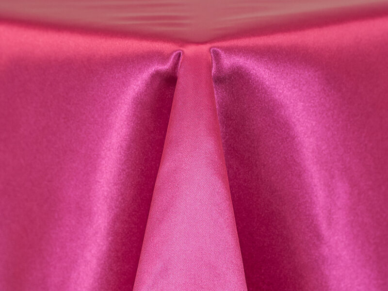 Hot Pink Poly Satin Napkins (613)
