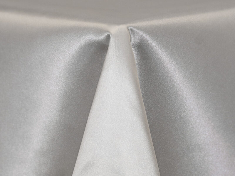Silver Poly Satin Napkins (634)