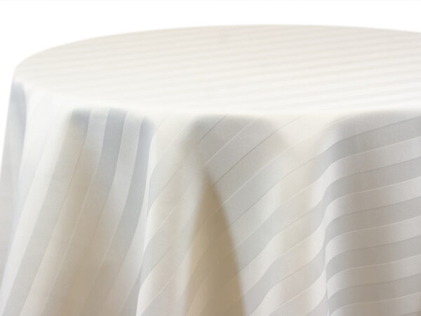Ivory Satin Stripe Napkins (668)