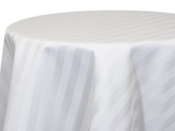White Satin Stripe Napkins (665)