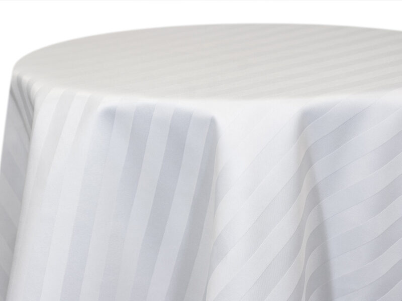 White Satin Stripe Napkins (665)