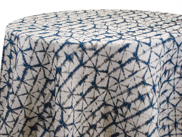 Classic Blue Texture Round Tablecloths (sx129)