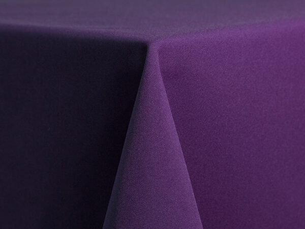 Aubergine Polyester Banquet Tablecloths (v153)