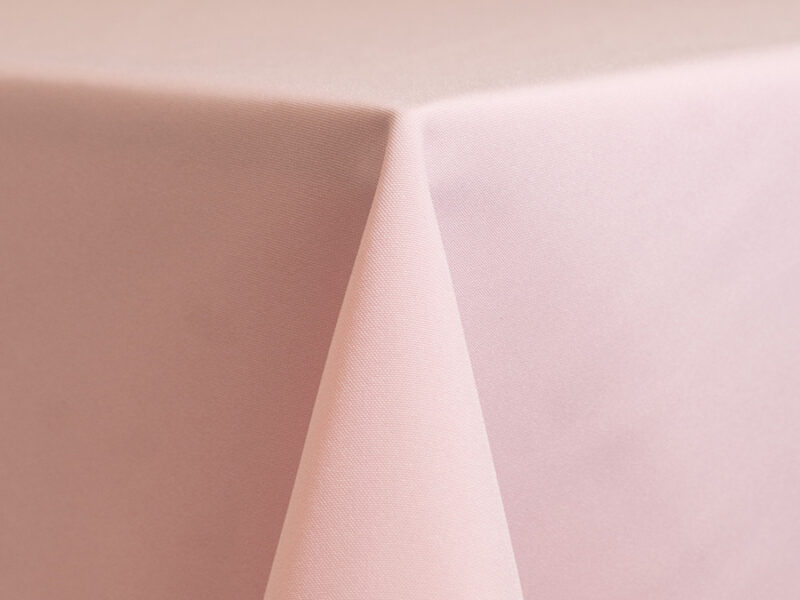Light Pink Polyester Round Tablecloths (109)