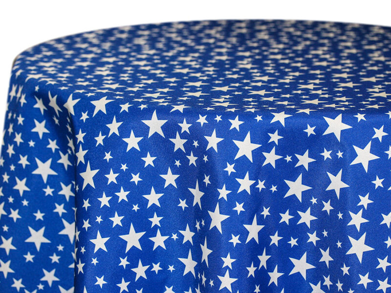 Blue Standard Prints Banquet Tablecloths (521)