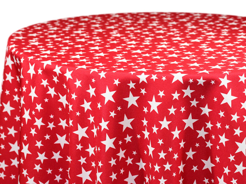 Red Standard Prints Banquet Tablecloths (520)
