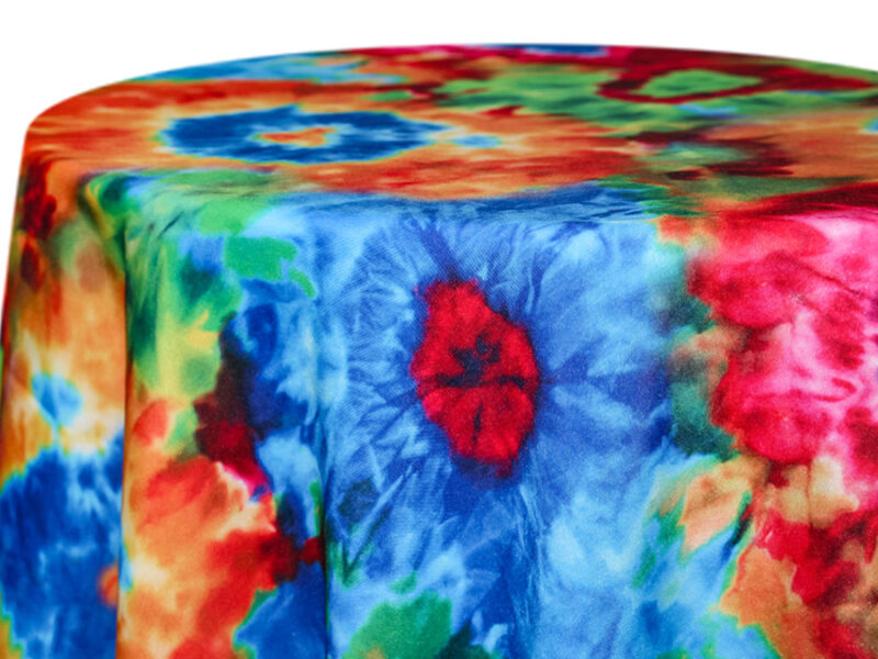 Tie Dye Standard Prints Round Tablecloths (503)