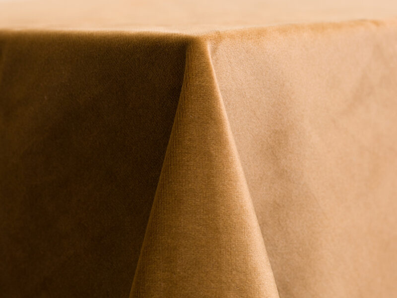 Golden Velvet Square Tablecloths (995)