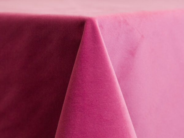 Hot Pink Velvet Banquet Tablecloths (993)