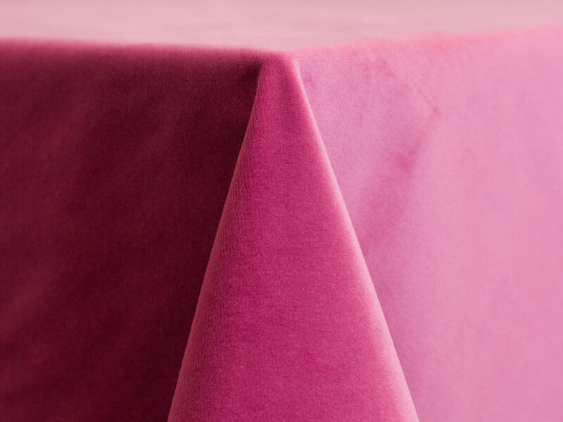 Hot Pink Velvet Square Tablecloths (993)
