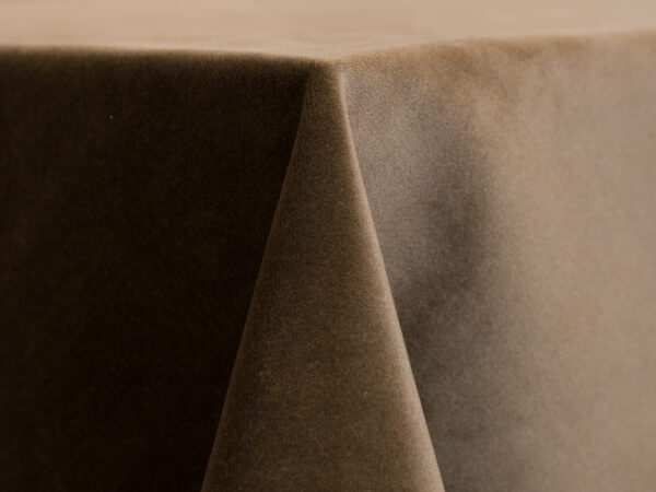 Mink Velvet Square Tablecloths (970)