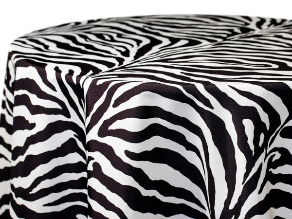 Zebra Standard Prints Banquet Tablecloths (501)