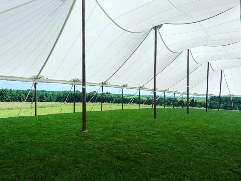 White Roof Tent Big