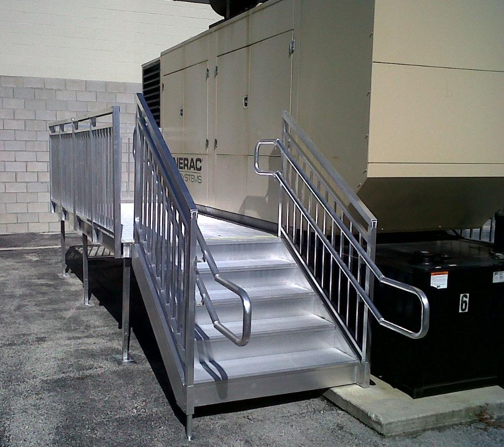 Mobile Office Aluminum Stairs