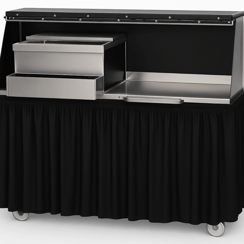 5 Ft. Lacrosse Portable Bar w/ Ice Bin - Image 5